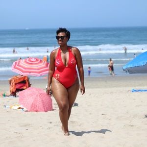 Halter swimsuit with Embroidery